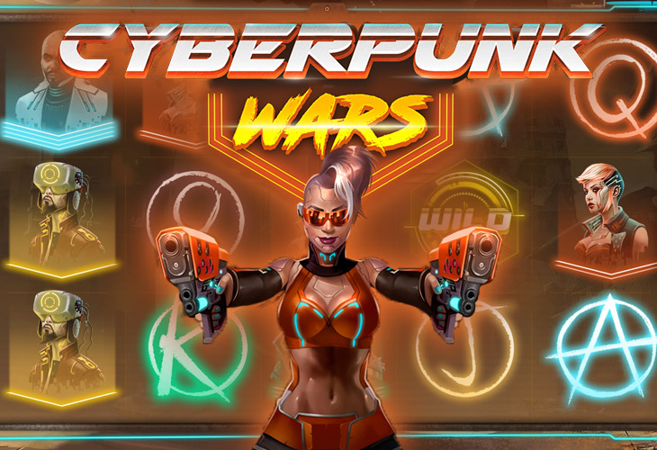 Cyberpunk Wars - Woohoo slot at BetOnRed Kasino Casino
