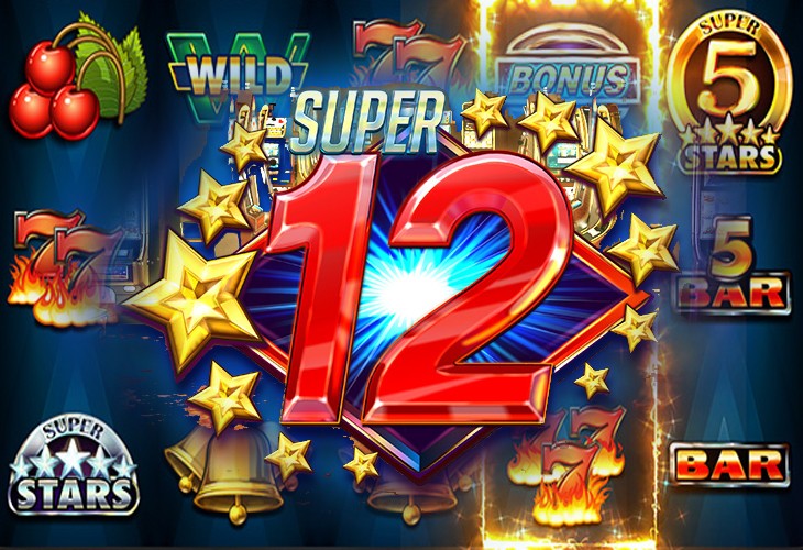 Super 12 Stars - Red Rake slot at BetOnRed Kasino Casino