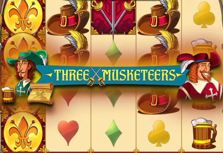 Three Musketeers - Red Tiger Gaming slot at BetOnRed Kasino Casino